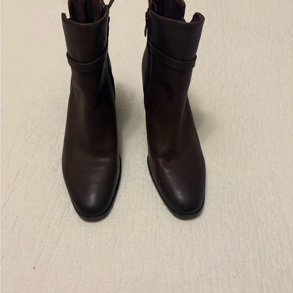 Franco Sarto Espresso Ankle Boots
